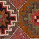Herki vintage wool hallway rug, 310 x 83 cm