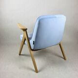Light blue bunny armchair by józef chierowski