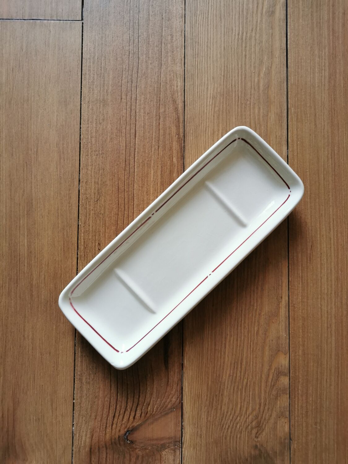 Vintage comb holder Sarreguemines