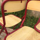 Chaises écoliers vintage