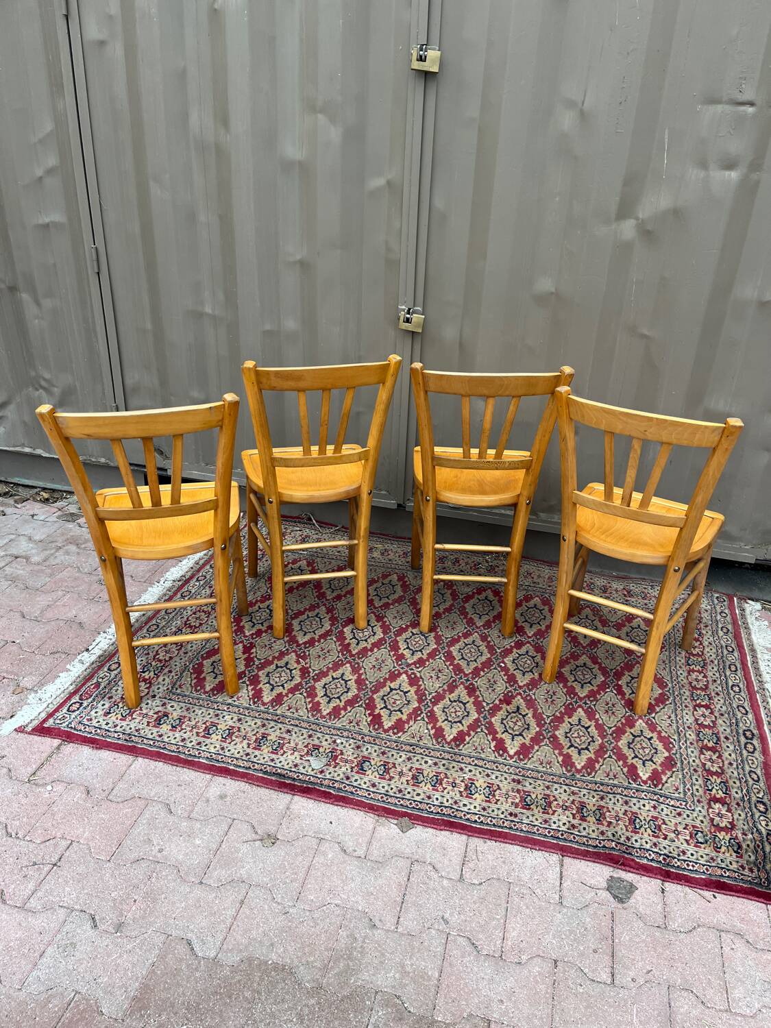 Four bistro chairs
