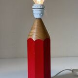 Vintage 80s designer pencil lamp