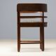 Central European armchair from the early 20th century with an inlaid backrest.