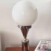 Chrome Space Age lamp