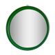 1960s vintage green wall mirror