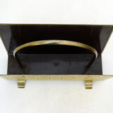 1960's brass magazine rack