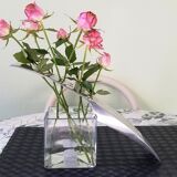 Vase verre et inox