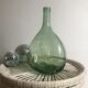 Glass bottle lady jeanne green flat 2 liters