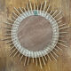 Rattan sun mirror