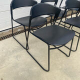 Set of 6 Airborn design chairs.