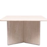 small Travertine Coffee table Italy 1970s