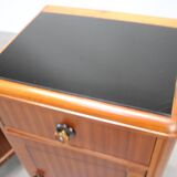 Art Deco Pair of Bedside Tables, 1930s, Czechoslovakia