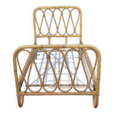Rattan bed 1960