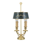 Lampe bouilotte en bronze doré style Louis XVI