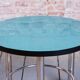 Czech Bauhaus Round Coffee Table in Chrome-Plated Steel, 1930s