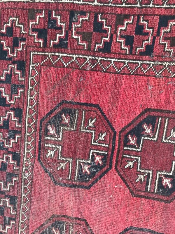 Former carpet afghan turkmen 120 x 208 cm
