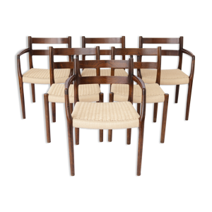6 chaises Niels Møller