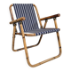 Bamboo and brass folding chairs, Italy, 1960s