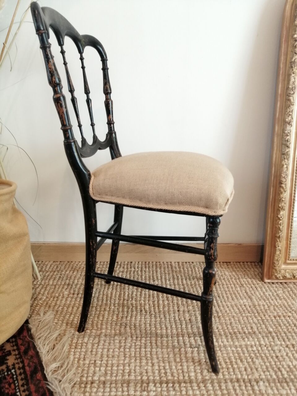 Chair Napoleon III period 19th.