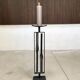 Sculptural brutalist candleholder in wrought iron, GDR / Germany, 1960s