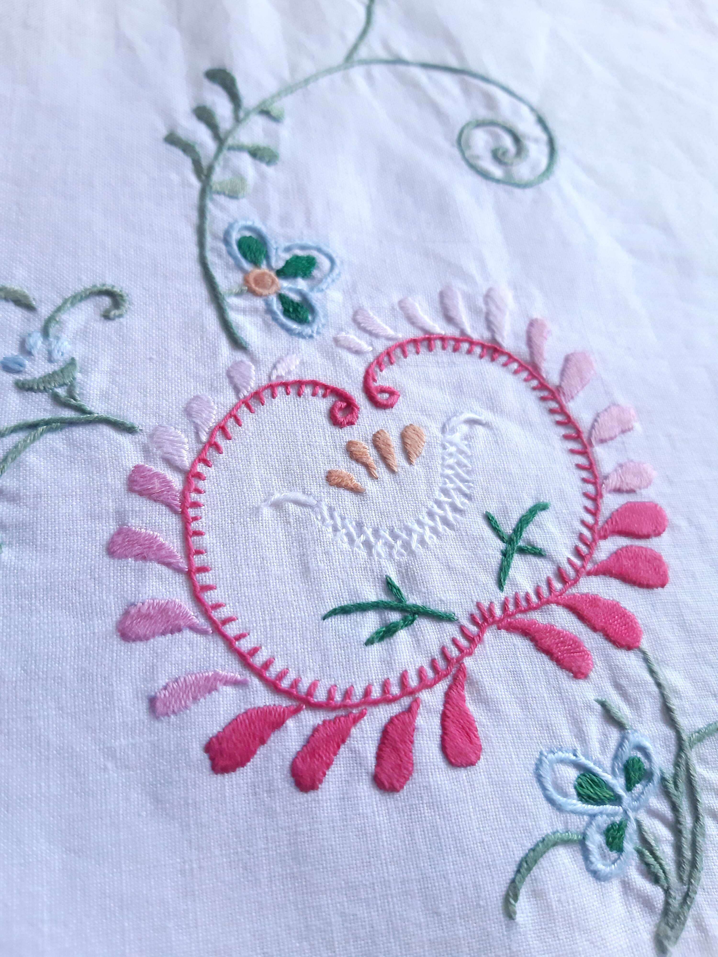 Nappe et 6 serviettes à thé