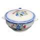 Soup tureen, Elorn model, Digoin and Sarreguemines, France, carnation motifs