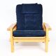 Pine armchair by Yngve Ekström