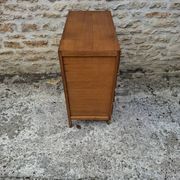 Compass leg chest of drawers