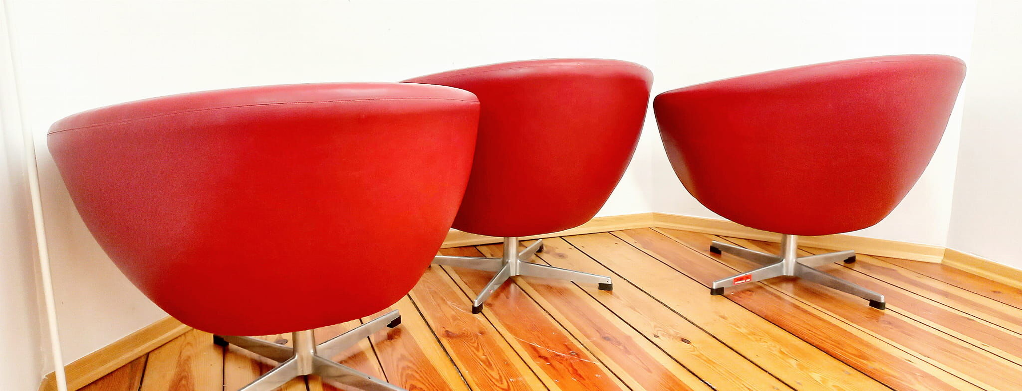 Set of swivel chairs, Czechoslovakia, 60s, Up Zavody Rousinov