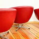 Set of swivel chairs, Czechoslovakia, 60s, Up Zavody Rousinov