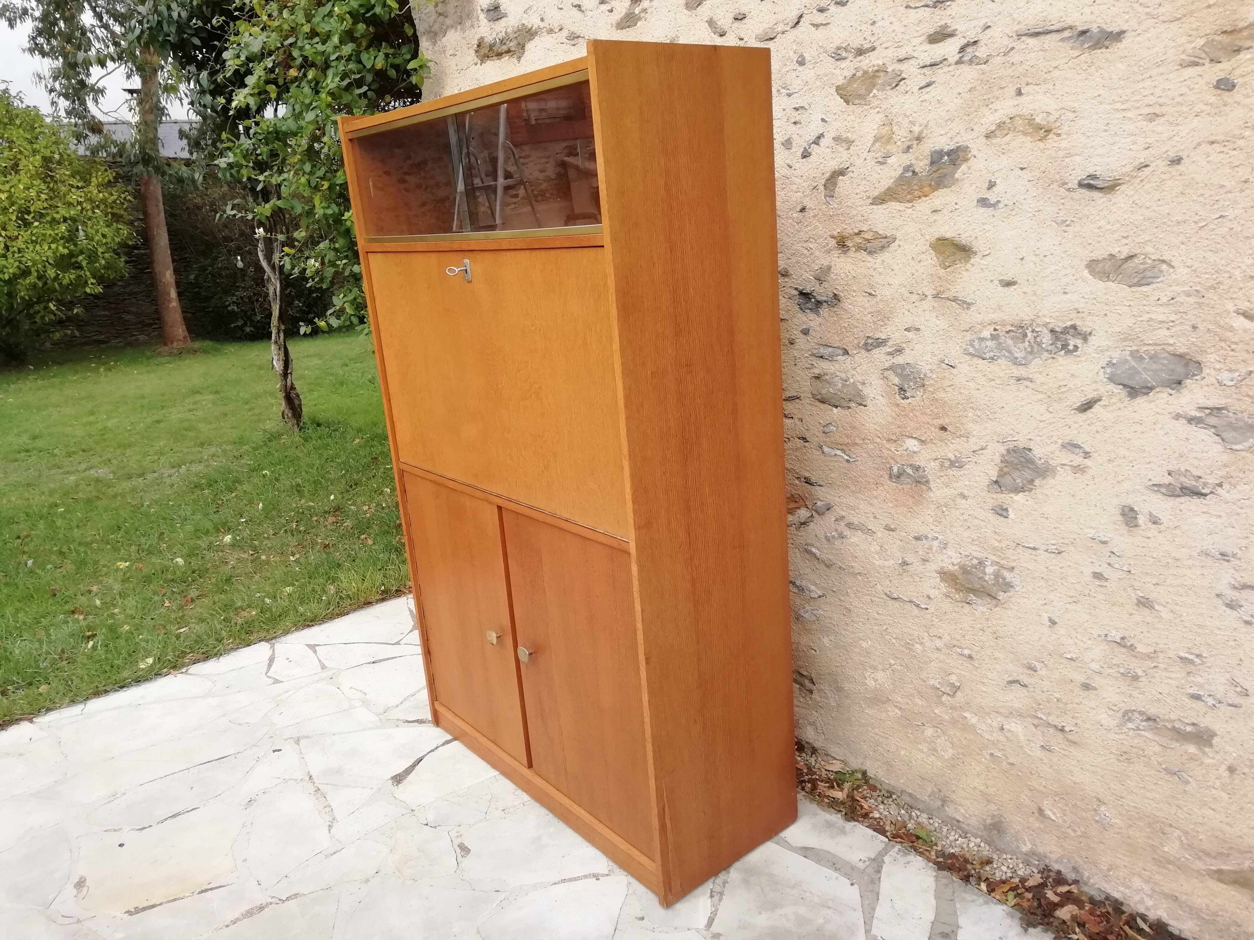 Vintage oak writing desk year 50/60