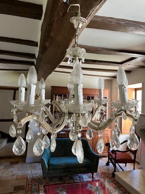 8-light Venetian chandelier