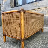 Large vintage cane planter