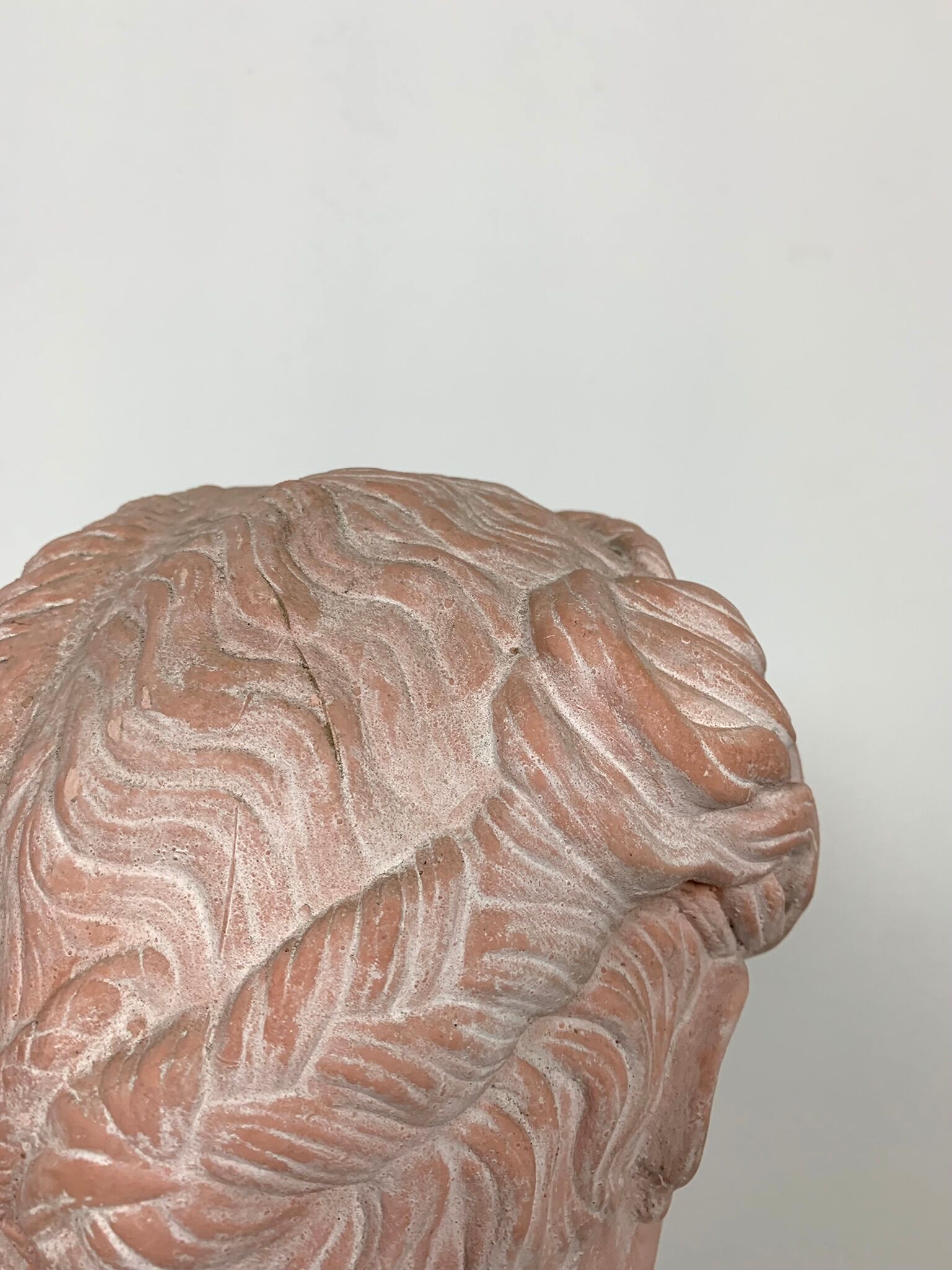 Buste statue rose style grec