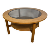 Mid-Century Retro Vintage Round Coffee Table by Schreiber 1960–1970