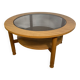 Mid-Century Retro Vintage Round Coffee Table by Schreiber 1960–1970