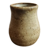 Petit vase en grès vintage émaillé