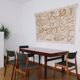 4 chaises vertes danoises estampillées