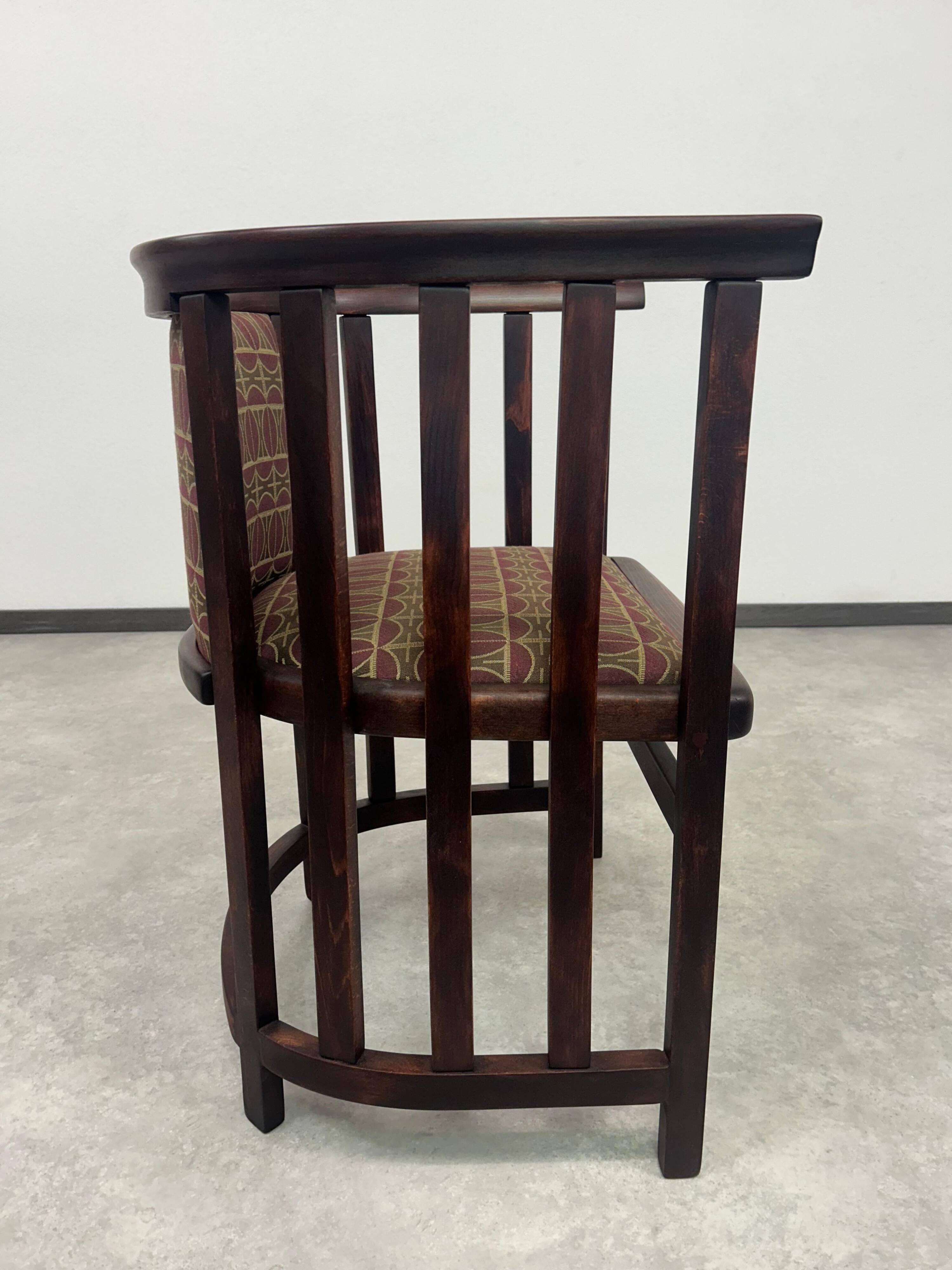 Secession Fledermaus armchairs by Josef Hoffmann
