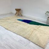Handmade Moroccan Berber carpet 247 x 135 CM