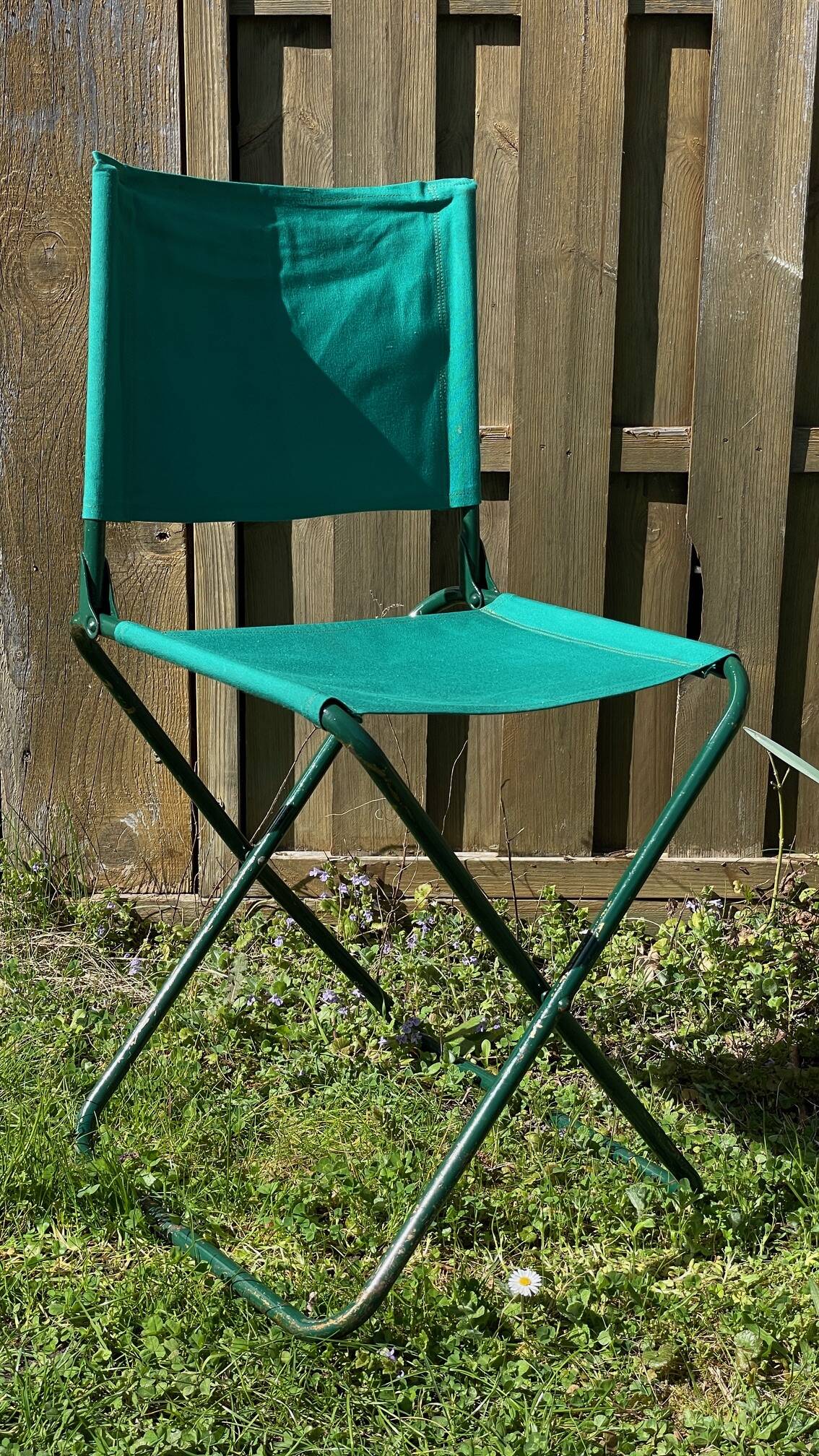 Vintage camping folding chair