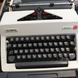 Olympia Monica white typewriter