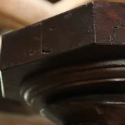 Monumental wooden wine press screw column, hand-carved, 18th c. – 170 cm