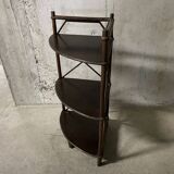 70s rattan corner cabinet