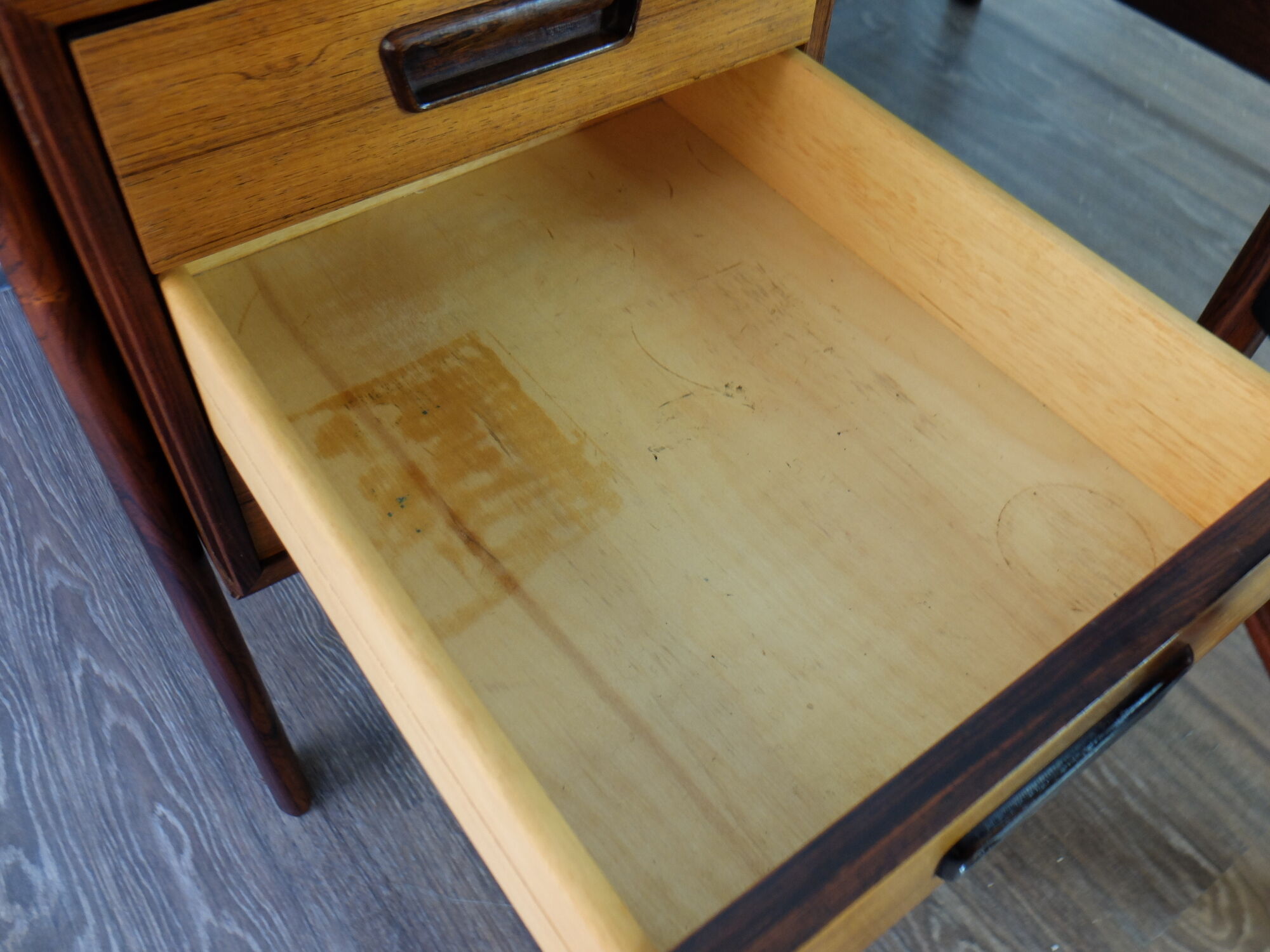 Kurt Olsen Chair Model 223 and Scandinavian 1960 rosewood desk