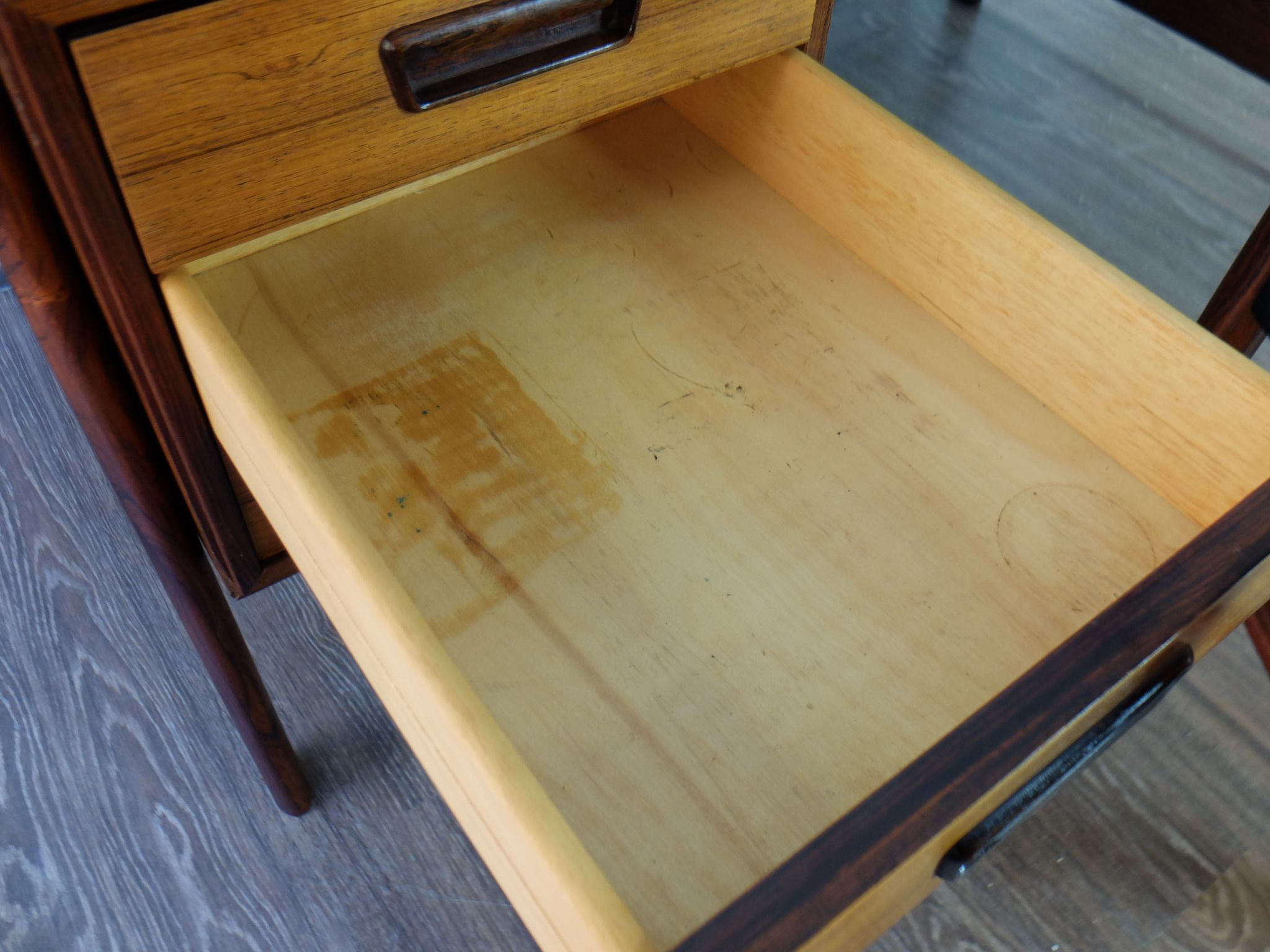 Kurt Olsen Chair Model 223 and Scandinavian 1960 rosewood desk