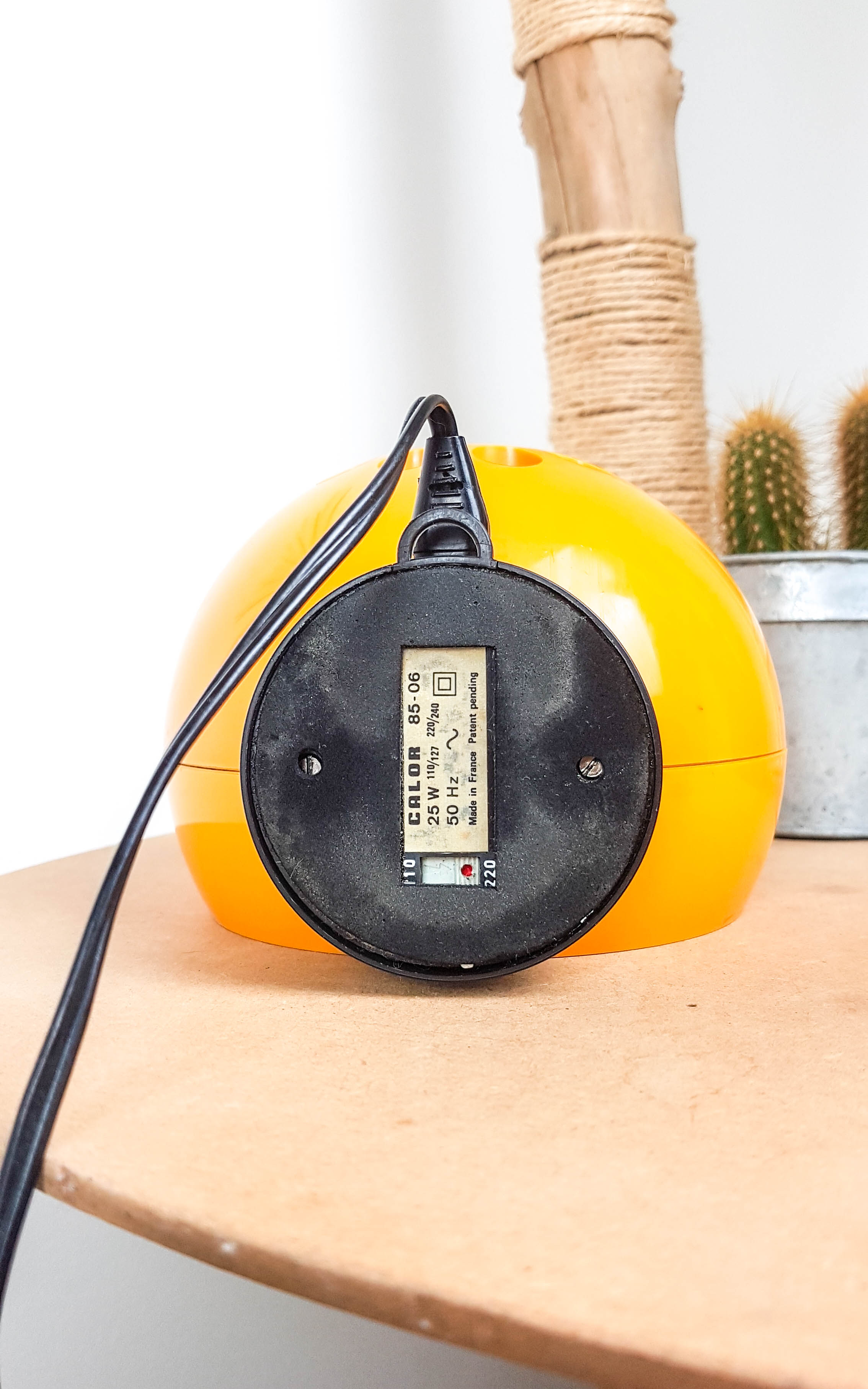 Fan ball calor orange 70s