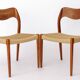 4 Niels Otto Moller Chairs, Model 71, Teak, 1950s, Danish