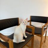 Fauteuil vintage danois Hongstole, 1970