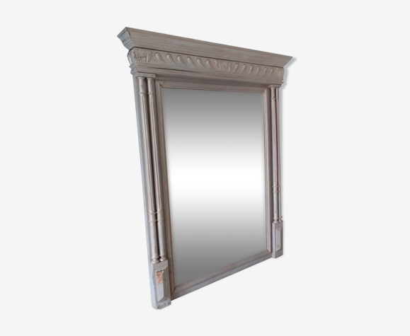 Miroir ancien patiné 91x114cm